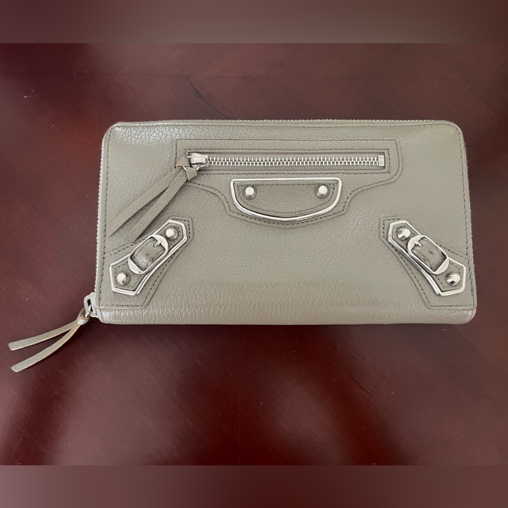 Gray Balenciaga Wallet